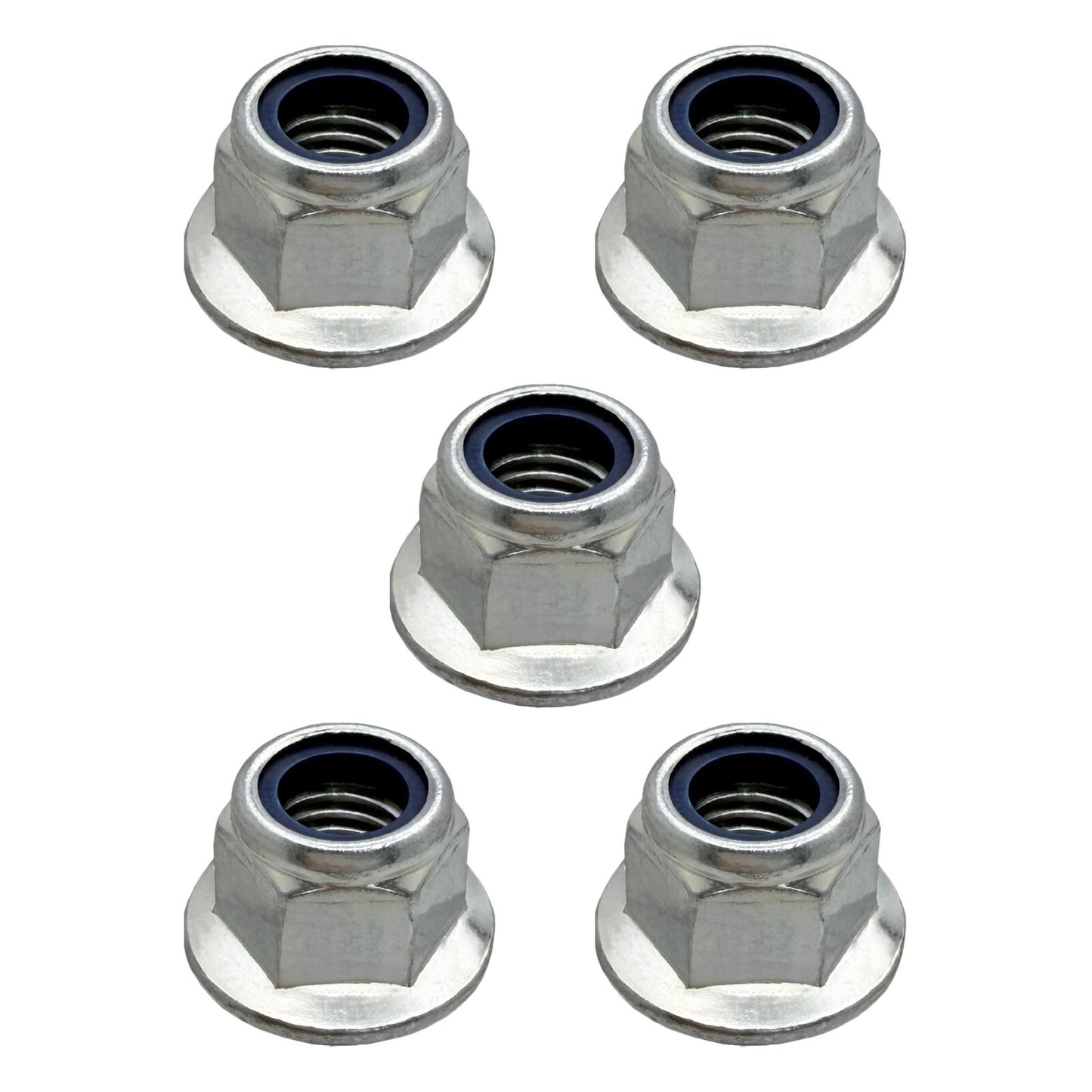 (5) Lock Nut 10mm for John Deere Sabre SABO, Great Dane, Scotts, ATV/UTV 14M7400