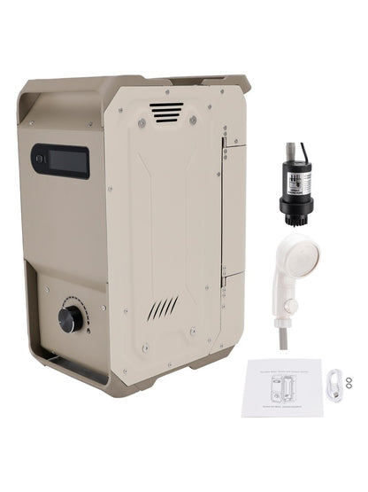 Portable Water Heater For RV Camping  7800mAh 3.3h Rechargeable Camping Cleaning