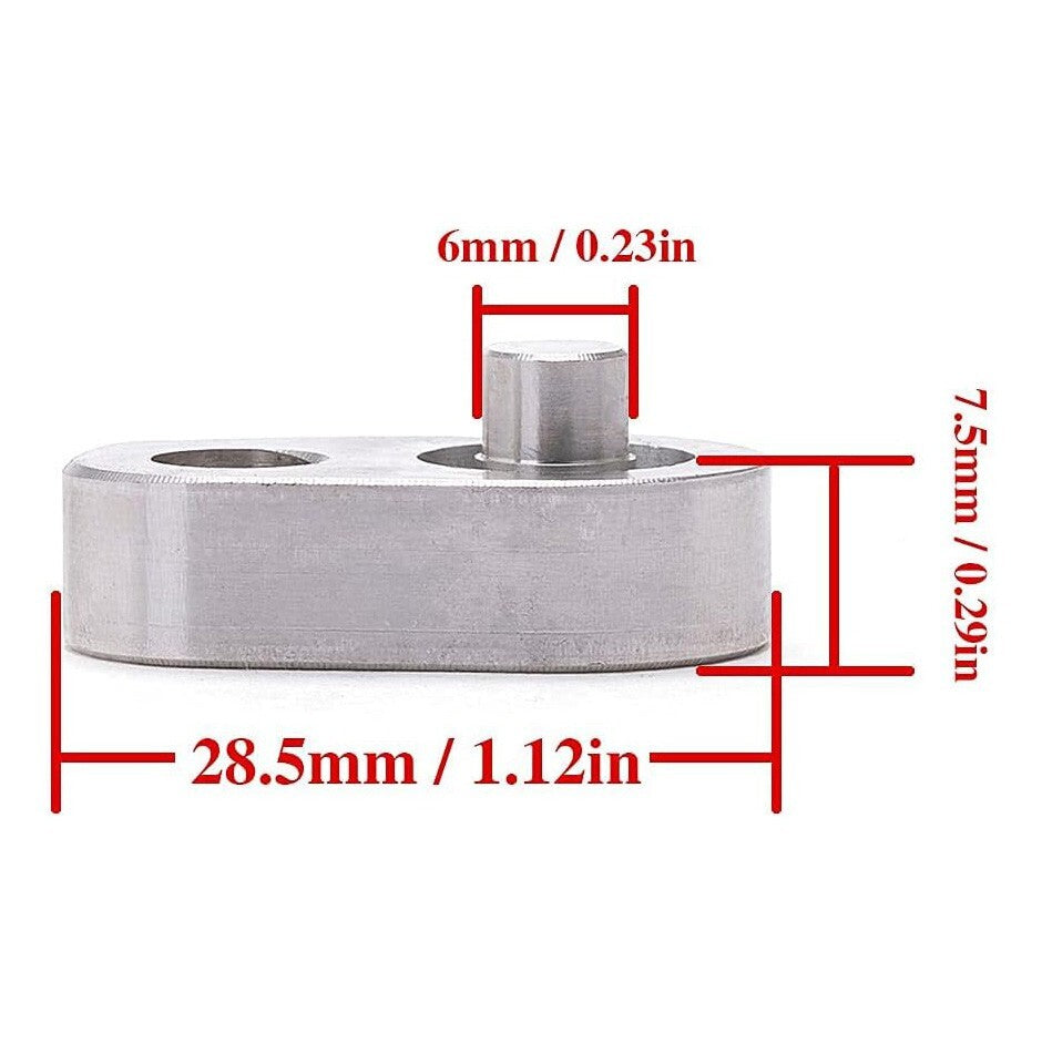 Rear Coolant Crossover Block Off Plug Steam Port Head Tube For GM LS Corvette