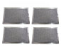 Solid Spare Microwave Mesh Grease Filter for GE WB06X10654 5" x 7 5/8" x 3/32" 4 PACK