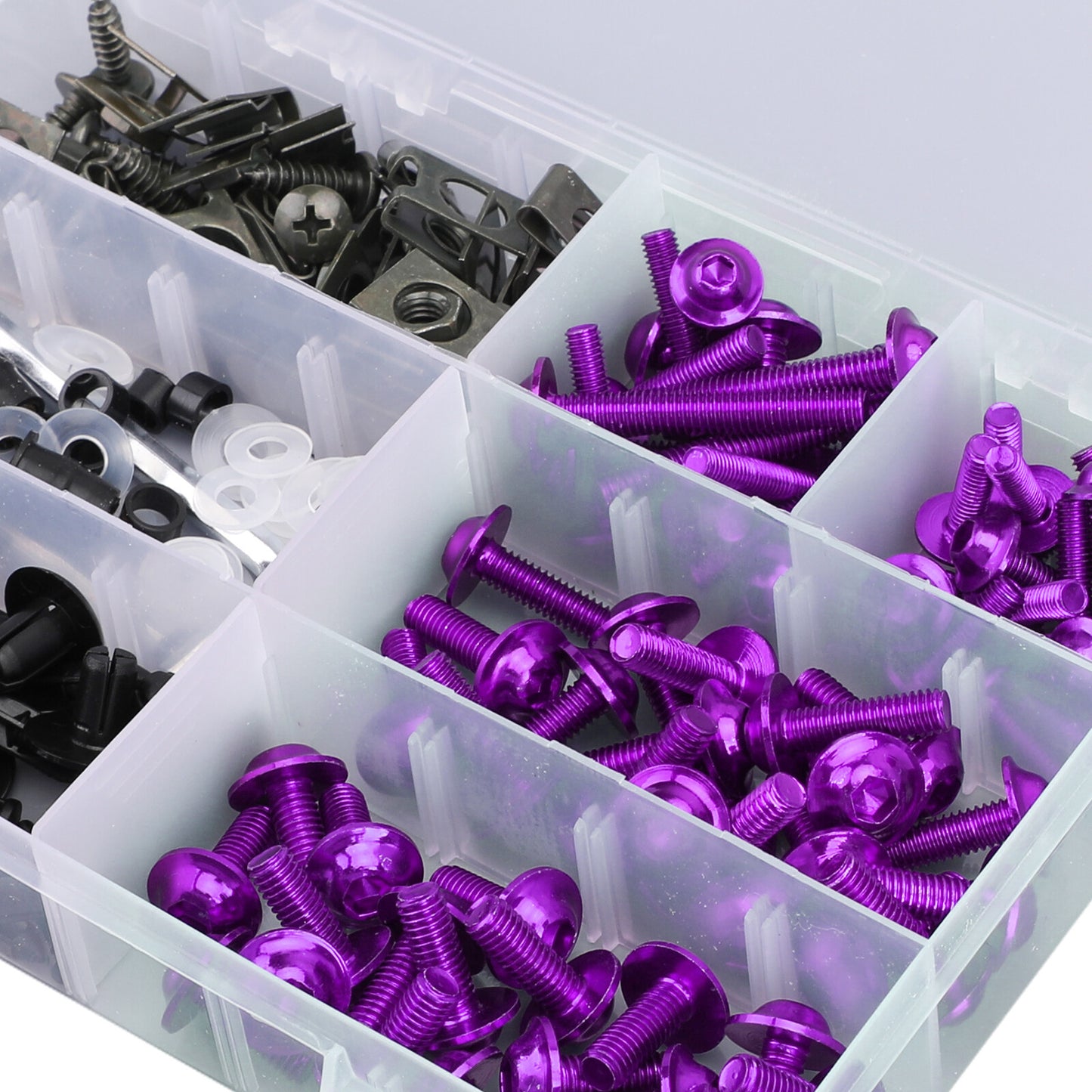 Purple Fairing Bolts Screws Bodywork Kit For Yamaha YZF R6 R1 R3 R25 FZ07 FZ09 U