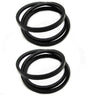Solid Spare (2) Replacement Belt for Craftsman Murray Snowblower 585416MA (1/2x38)