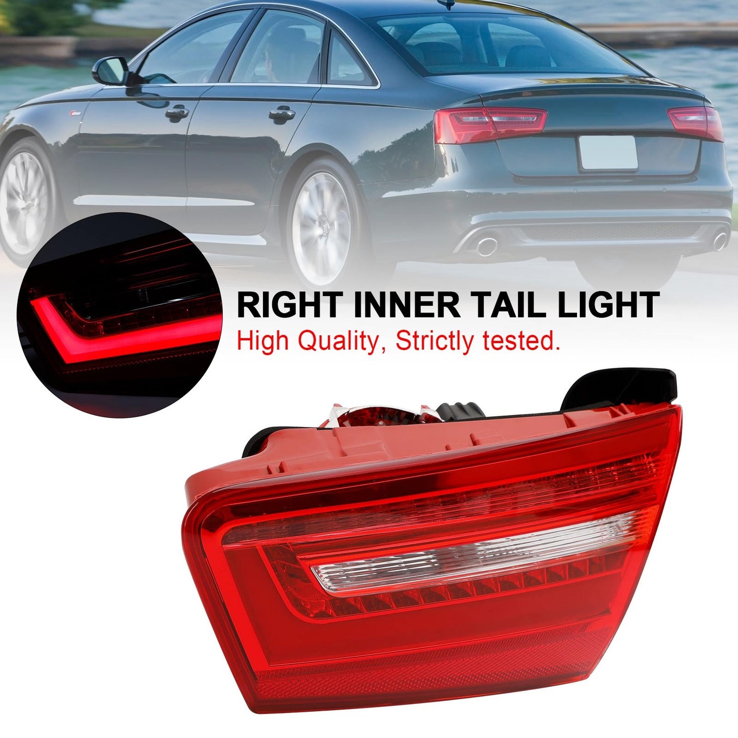 Right Inner Trunk LED Tail Light Lamp For AUDI A6 C7 2012-2015 2014