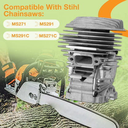 47mm Cylinder Piston Kit For Stihl Chainsaws MS271 MS271C MS291 1141 020 1206