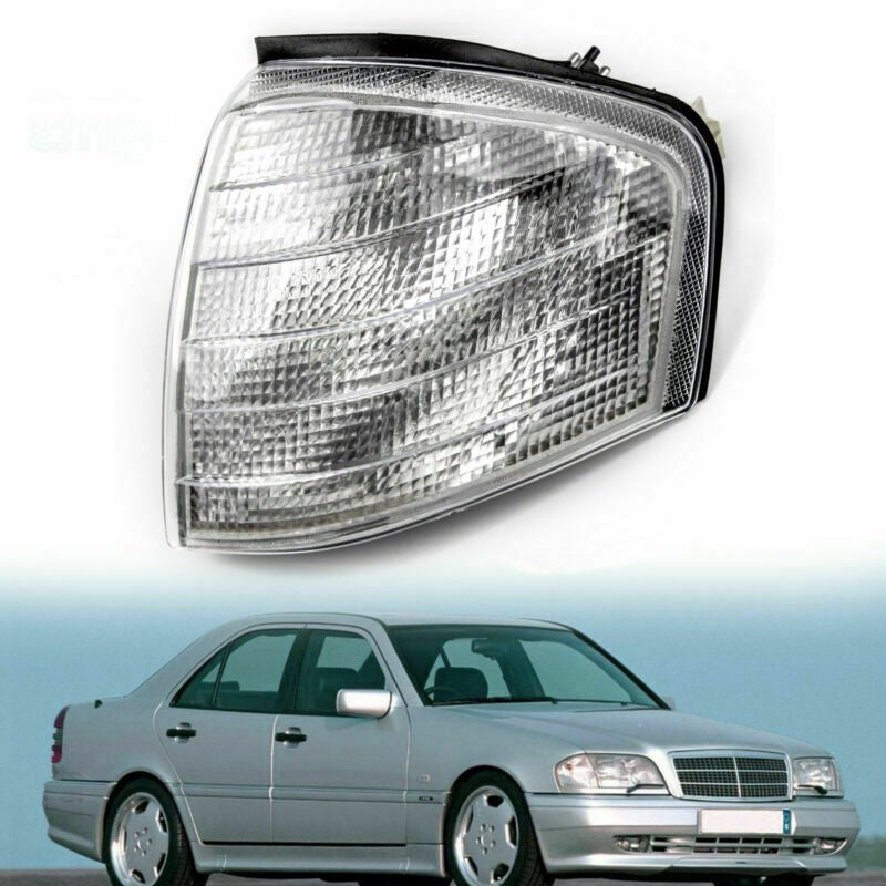 Left Corner Lights Turn Signal Lamps Fits Mercedes Benz C Class W202 1994-2000