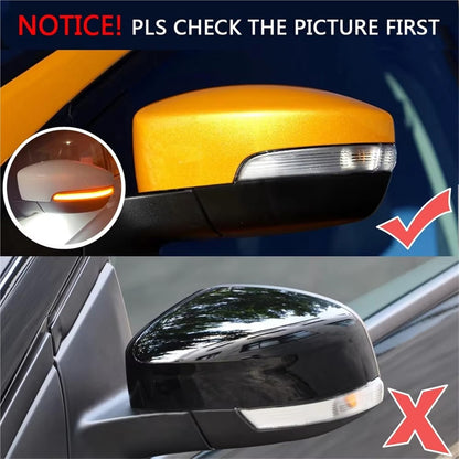 LED Sequential Side Marker Turn Signal Light For Ford Focus MK3 SE/ST/RS 2012-18