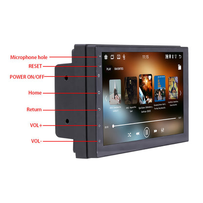 7" Android 10 2G+64G Quad Core GPS WiFi Bluetooth Car Stereo MP5 Player Carplay