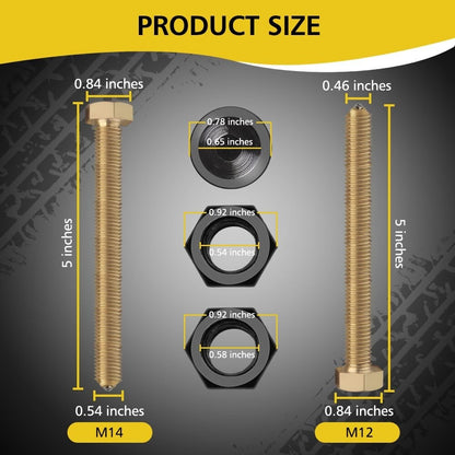 78834 Last Chance Impact Rated Hub Removal Bolt Kit
