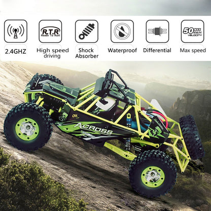 Wltoys 12427 1/12 Scale 2.4G 4WD Electric Brushed Crawler RTR RC Car Xmas Gifts