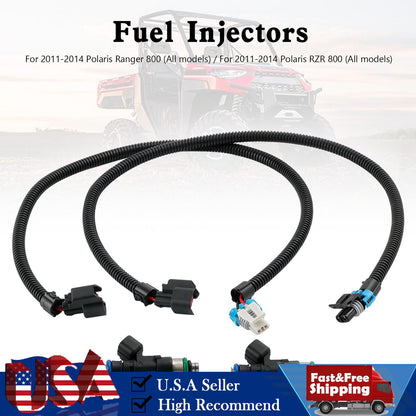 1204318 1204319 Fuel Injectors Harness (PAIR) for Polaris RZR Ranger 800 11-14