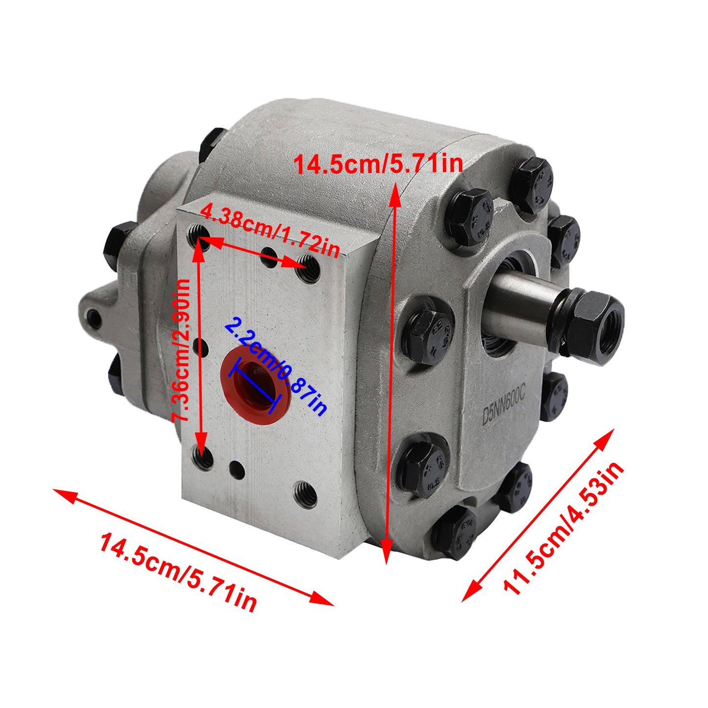 ⚙️Hydraulic Pump D5NN600C For Ford Tractors 8000 8600 8700 9000 9600 9700