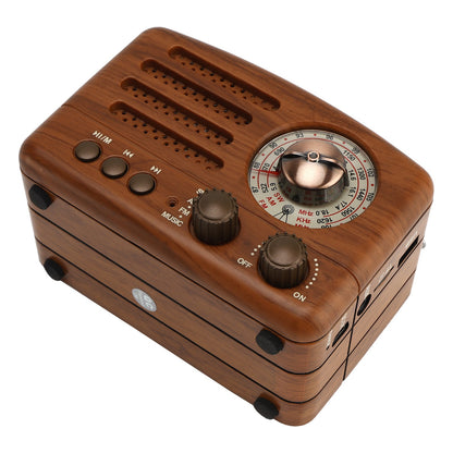 Retro-Style Decorative Radio Mini Multifunction Music Player Bluetooth Speaker