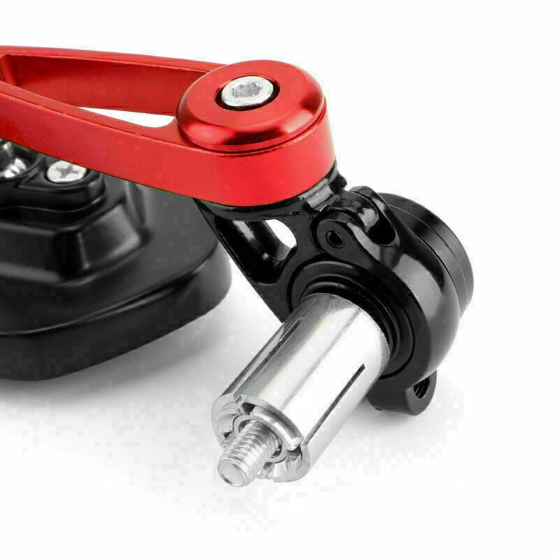 7/8" Aluminum Rear View Side Mirror Handle Bar End Universal For Motorcycle Rd N