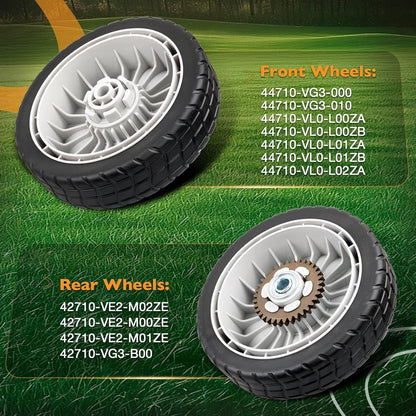 2-Pack 8" Lawn Mower Rear Wheels For Honda HRR216 HRS216 HRT216 42710-VE2-M02ZE