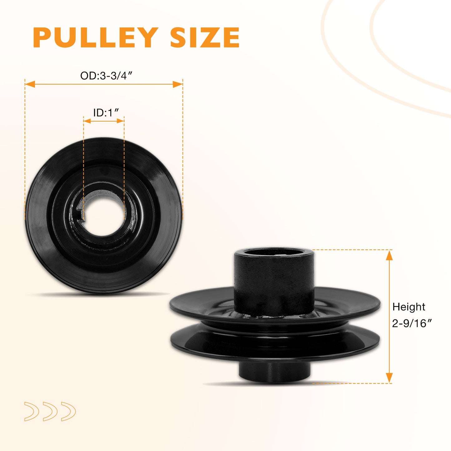 756-0978B Engine Pulley Fit Cub Cadet MTD RZT GTX LGT LT-1046 756-0978 756-0978A