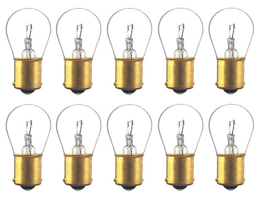 Solid Spare CEC Industries #1156 Bulbs, 12.8 V, 26.88 W, BA15S Base, S-8 Shape (Pack of 10)