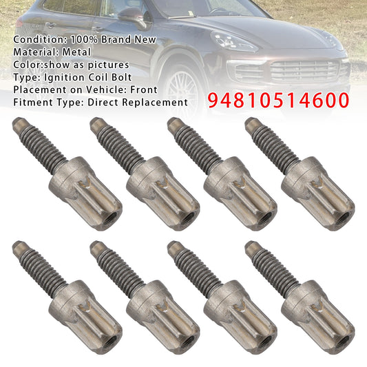 8PCS Ignition Coil Bolt 94810514600 For Porsche Cayenne Panamera