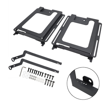 2 Pack Utv Seat Bases Lower&Recline Kit For Polaris Rzr 800/900 1000 Xp Turbo