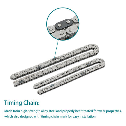 2.4L Timing Chain Kit For 2003-15 Chevy Malibu Equinox GMC Terrain Pontiac Buick