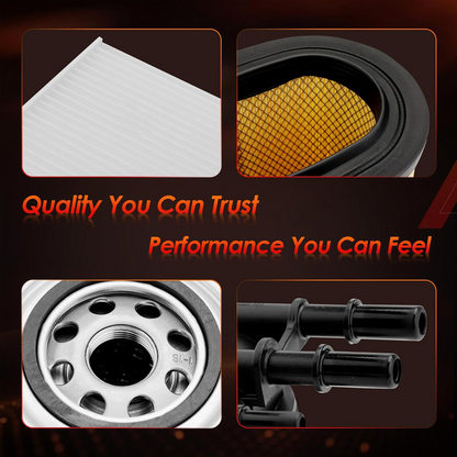 FD4624 6.7L Diesel Fuel Air Filter Kit For 17-19 Ford F250 F350 Super Duty FP92