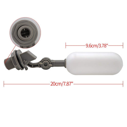 4x Water Float Valve Adjustable Arm Water Filter Float 1/2" Automatic Fill Stop