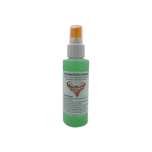 Solid Spare Vinyl Wrap Rapid Application Solution 4 fl oz Spray Bottle