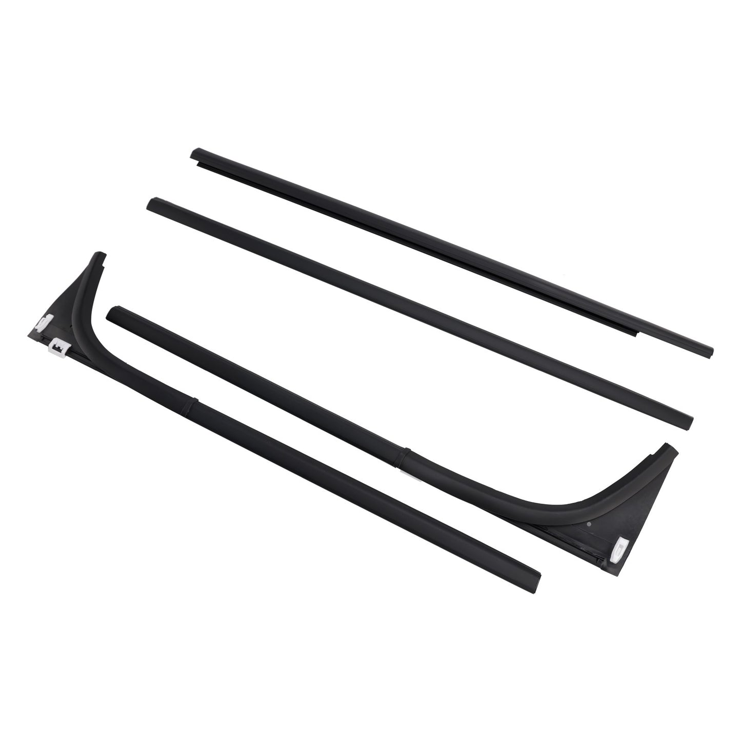 4pcs Inner Outer Weatherstrip Door Belt For Mazda BT-50 Pro Pick Up 2012-2019