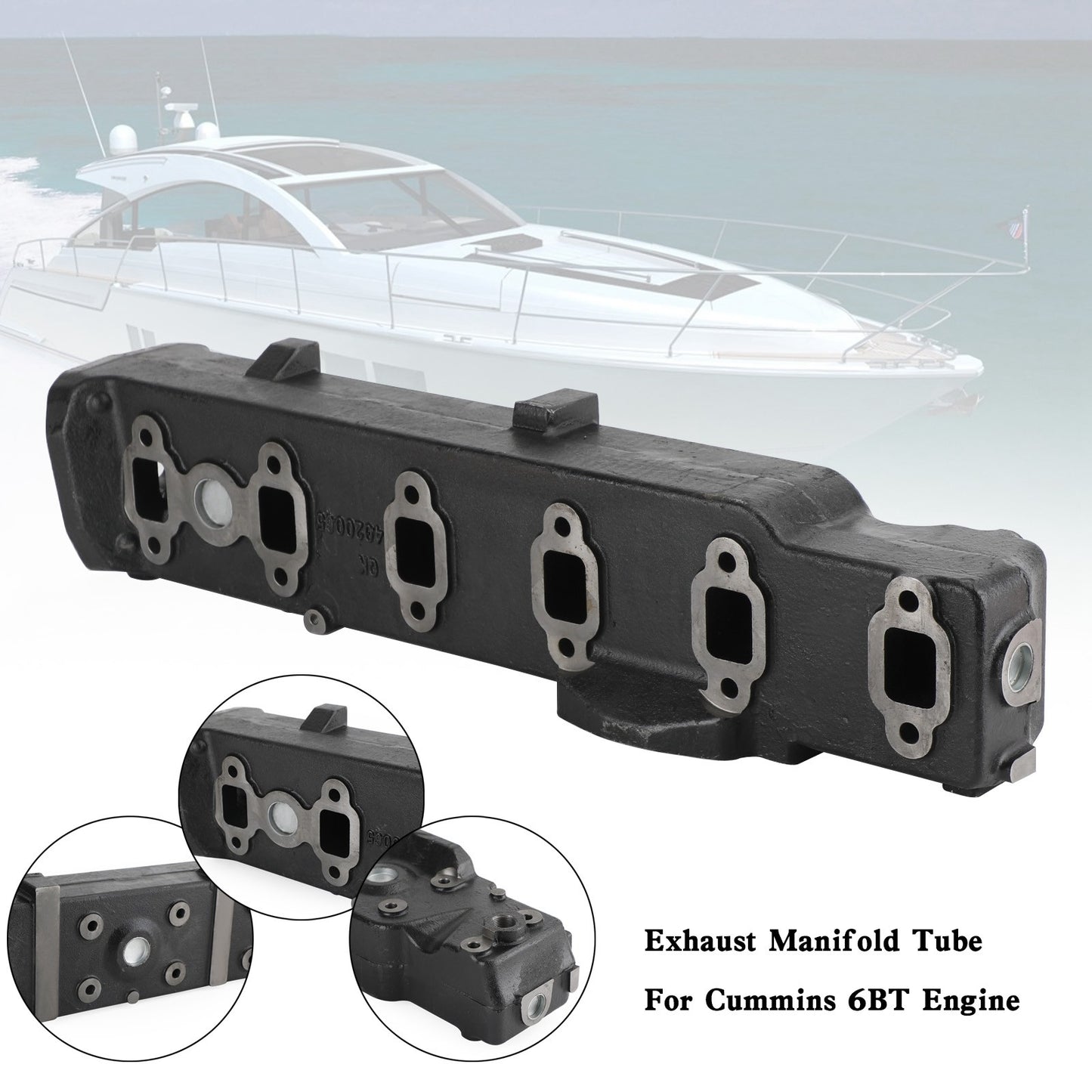 4020065,4020066,4019950 Wet Marine Exhaust Manifold for Cummins 6B 6BT 6BTA`