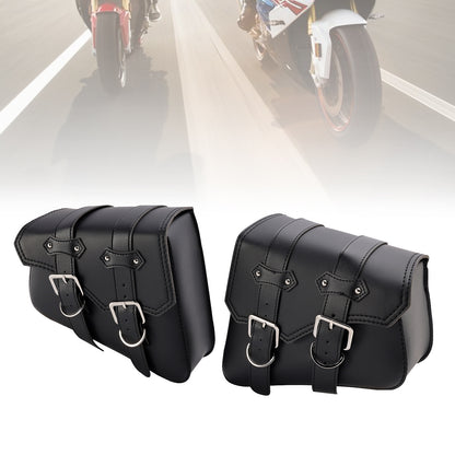 Side Tail Bag Saddlebag Color Matching Luggage Black 21L For Scooter Motorcycle