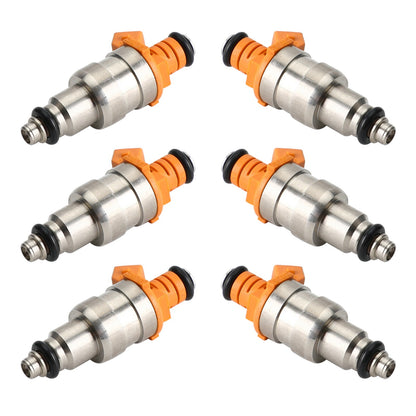 6pcs Fuel Injectors 33007127 fits Wrangler Cherokee YJ 1987-1998 I6 4.0L
