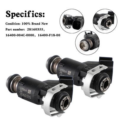 2PCS 28160355 Fuel Injector 16400-004C-0000 Fits HiSun EFI UTV550 MSU500 HS500