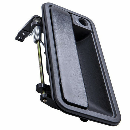 Black Front Exterior Outside Door Handle Pair Set of 2 NEW for GM Pickup Truck