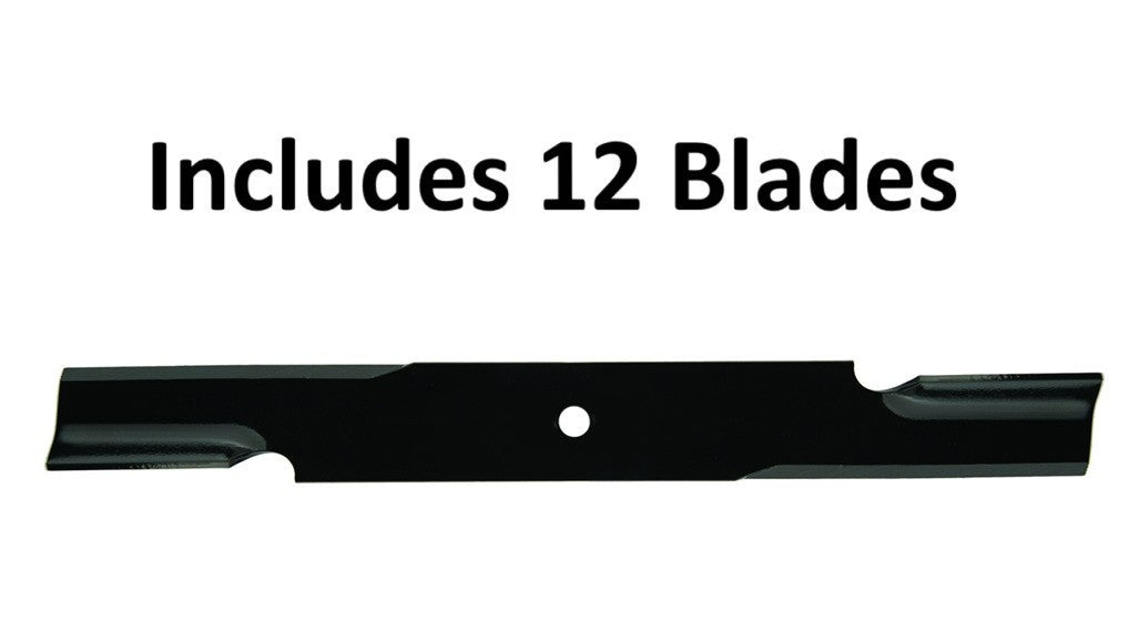 Solid Spare 12PK Oregon 91-638 Mower Blades for Ferris 1520842, 1520842S, 5101755