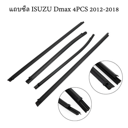 4PCS Weatherstrip For Isuzu Dmax 2012-2018 2018
