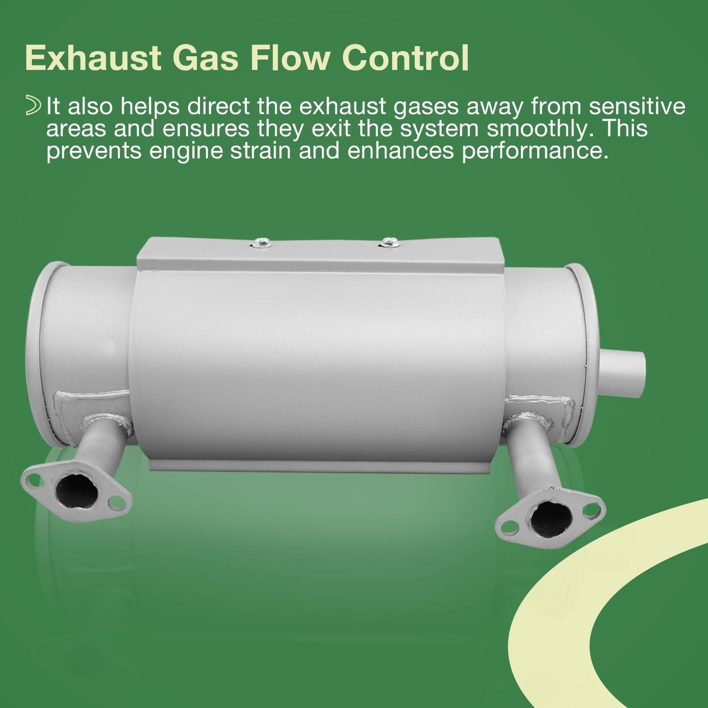 Left Side Muffler  For Kohler CH18 CH20 CH22 CH25 CH620 CH730 CH740 2478612-S