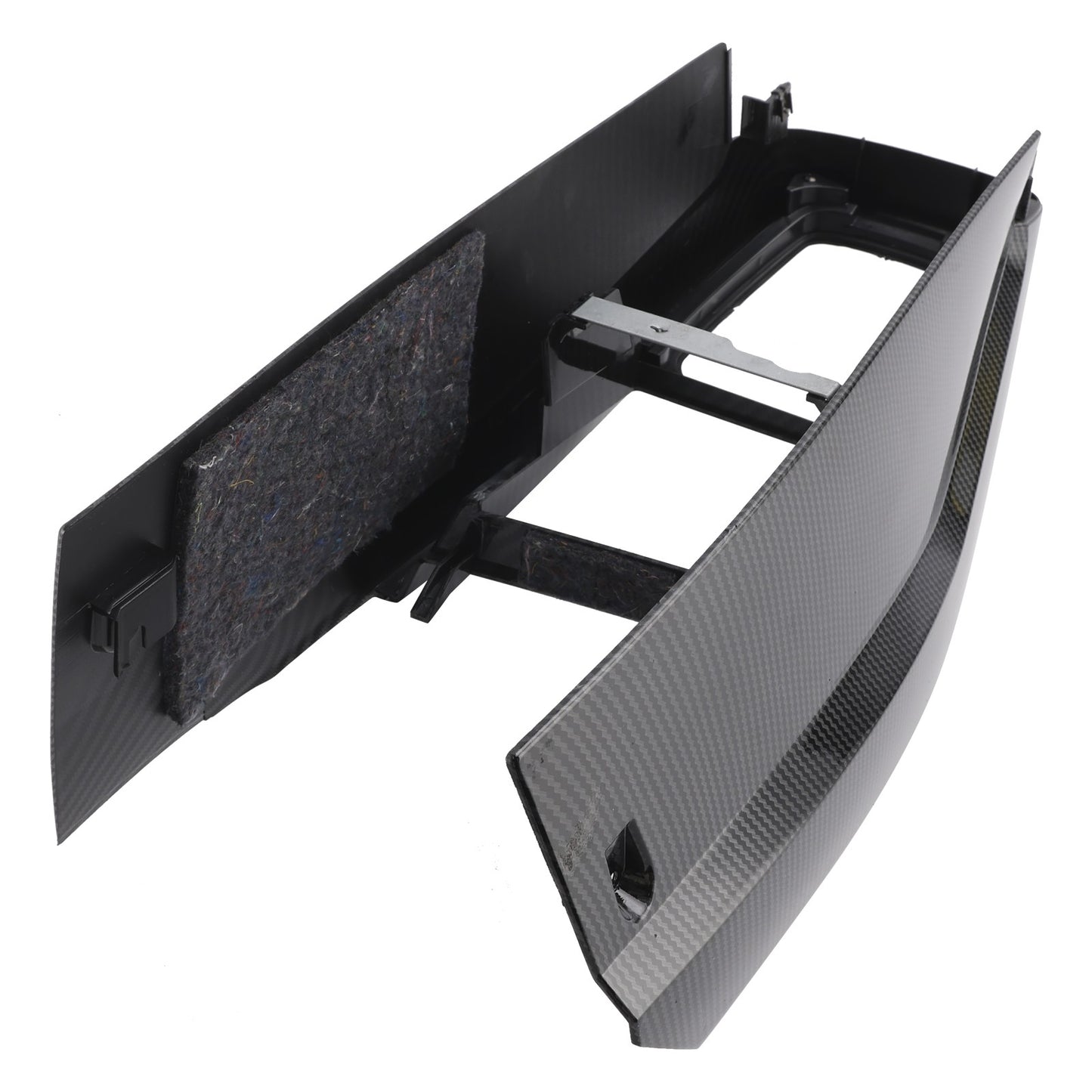 Car Center Console Trim 1J1863201D For VW Golf Jetta Carbon Fiber Pattern