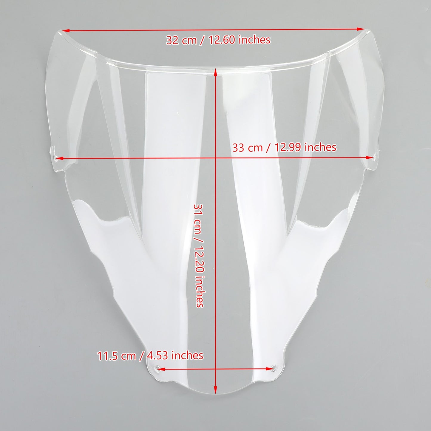 ABS Windshield Windscreen Wind Shield for Suzuki SV400 SV650 1999-2002 Clear