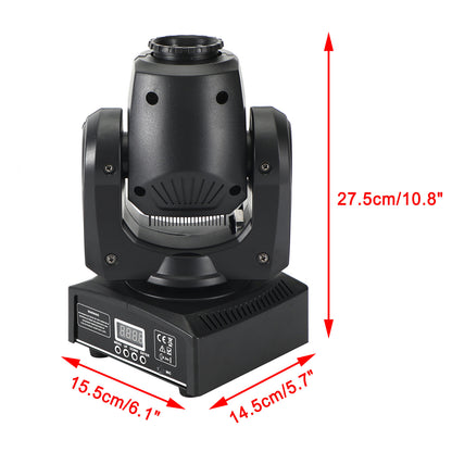Moving Head 8 Gobo Stage Lighting RGBW LED DJ DMX Beam Bar Disco Party Light