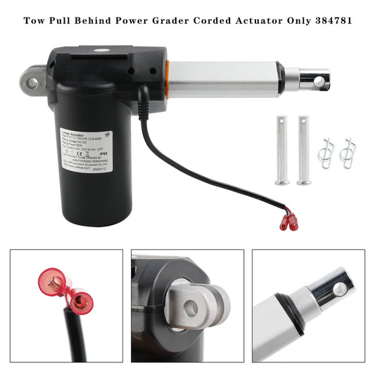 Solid Spare Tow Pull Behind Power Grader Corded Actuator Only 384781..