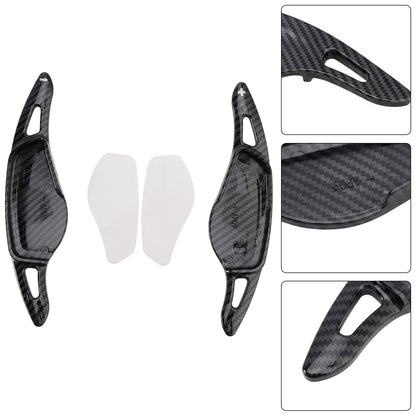 Carbon Look Steering Wheel Paddle Shifter Fit BMW 3 4 5 G20 G22 G30 2018+