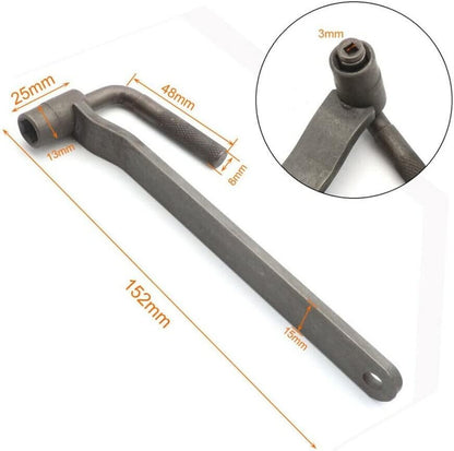 Motorcycle Engine Valve Adjustment Tool Valve Screw Wrench 8-10mm + Feeler Gauge