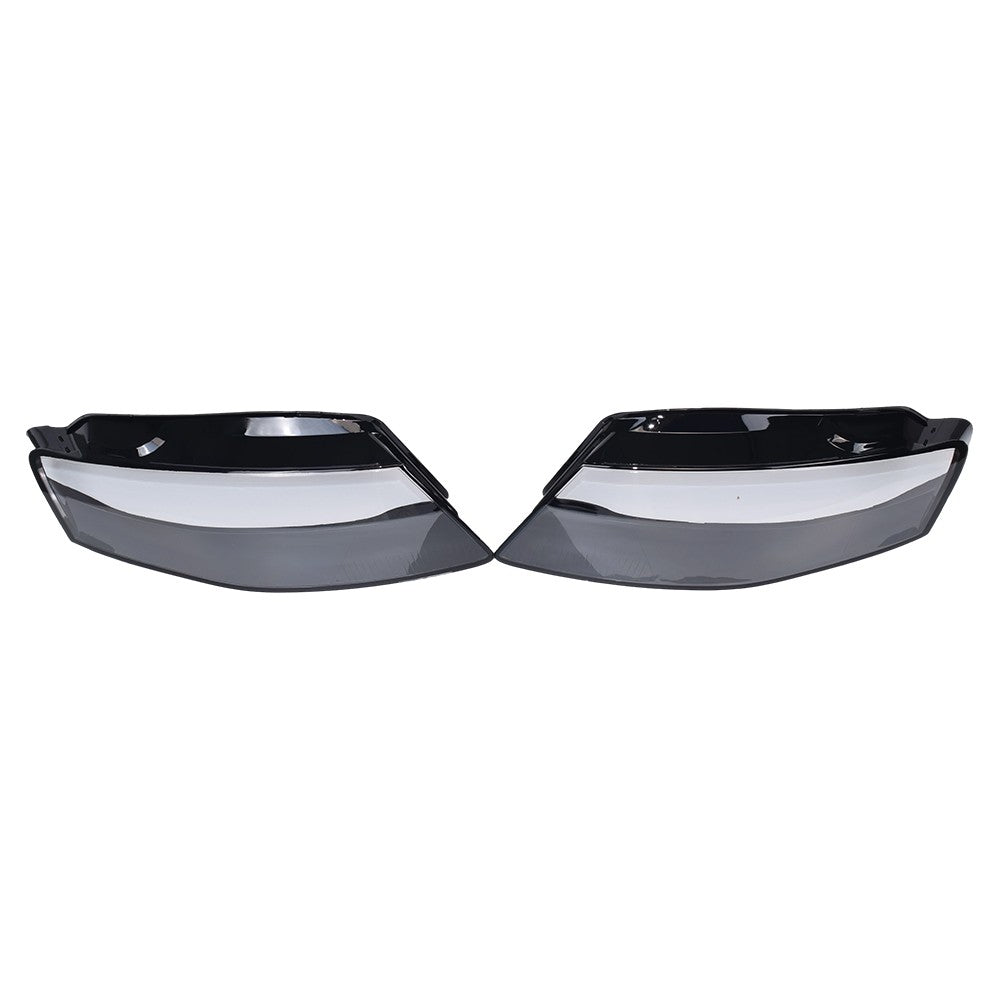For 2009-2012 Audi A4 2PCS Left & Right  Headlamp Cover Headlight Lens Cover