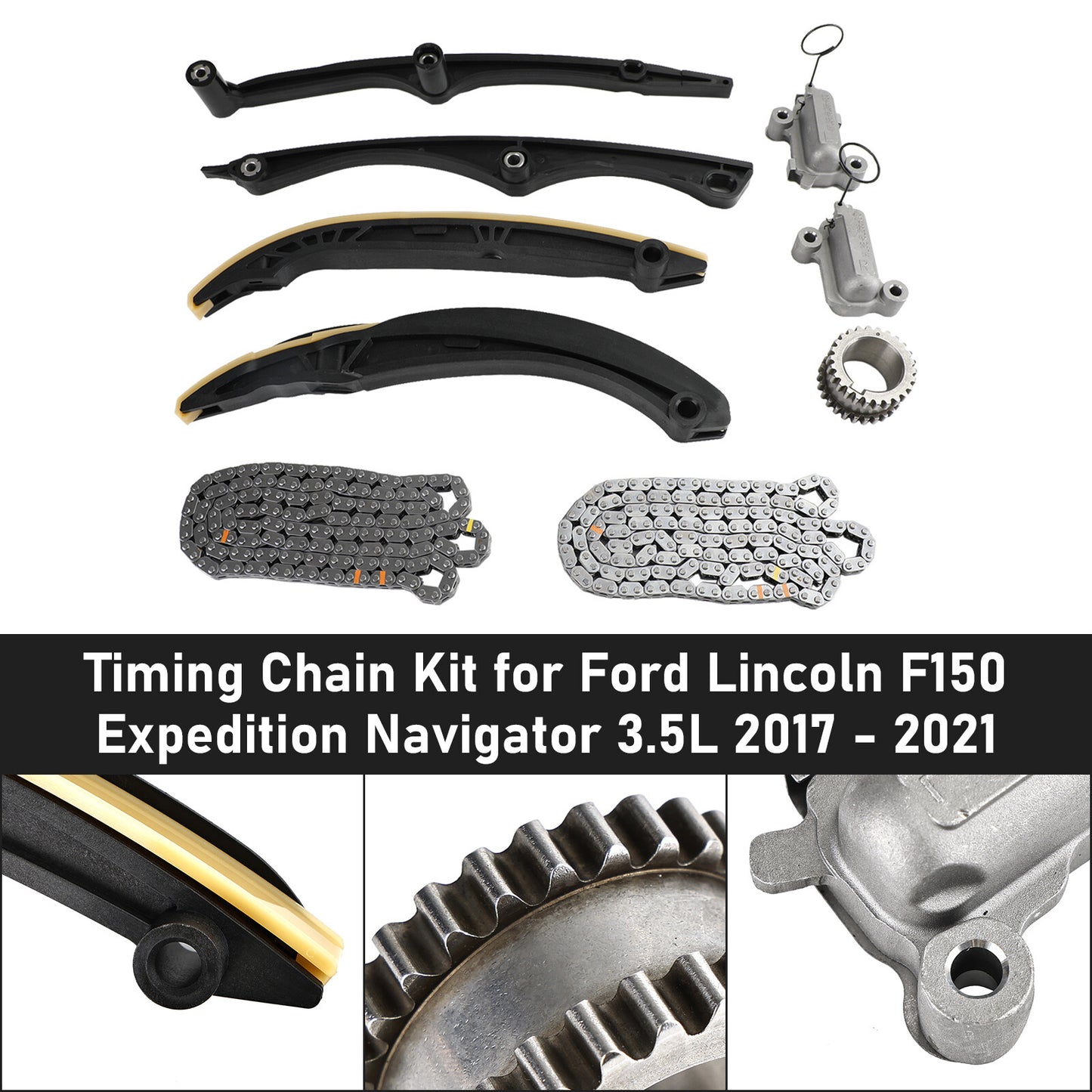 Timing Chain Kit for Ford Lincoln F150 F-150 Expedition Navigator 3.5L 2017-2021