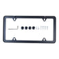 Fits For BMW License Plate Frame Stainless Steel BLACK SLIMLINE 82120010399