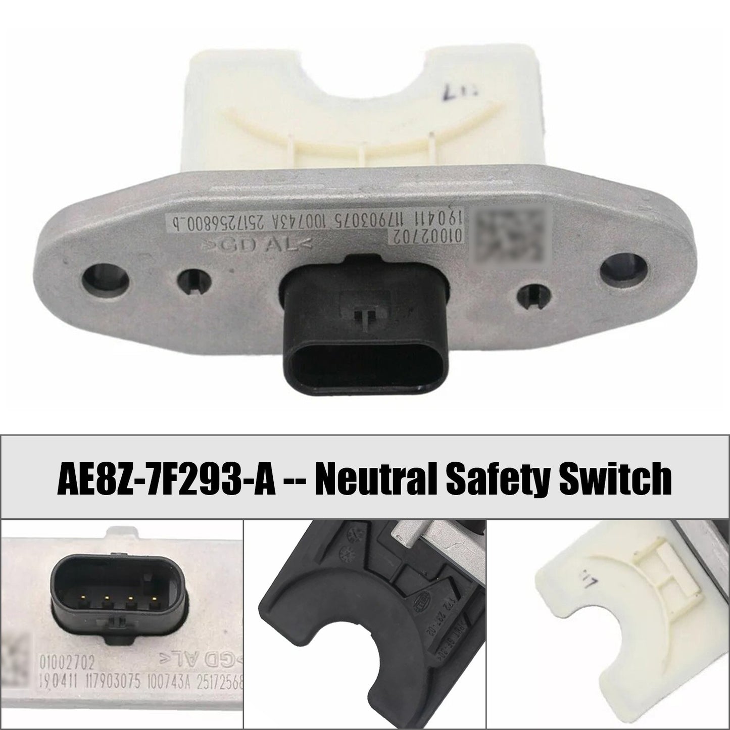 Neutral Safety Switch AE8Z-7F293-A for Ford Fiesta Focus S Sedan Titanium 11-19.