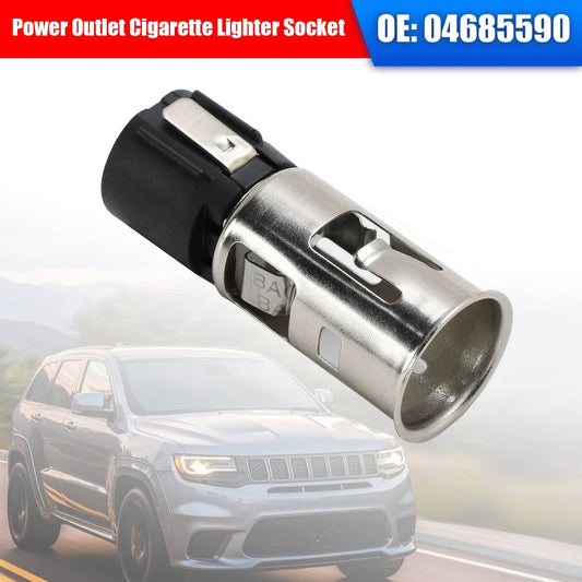 Solid Spare Power Outlet Cigarette Lighter Socket 04685590 For Dodge Ram