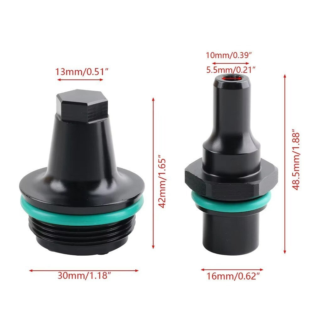 Upgraded Performance PCV Valve Replacement For BMW N54 135i 335i 535i 740i X6 Z4