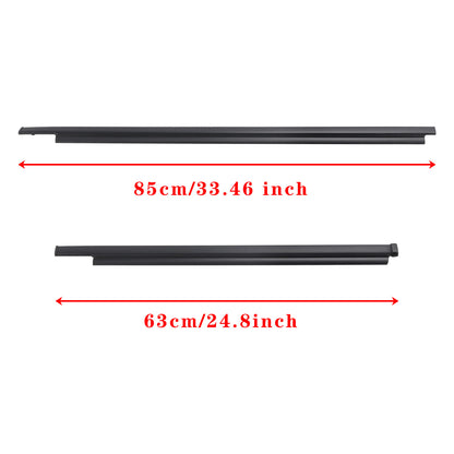 4PCS Door Glass Belt Outer Molding Weatherstrip For TOYOTA 4RUNNER 1996-2001