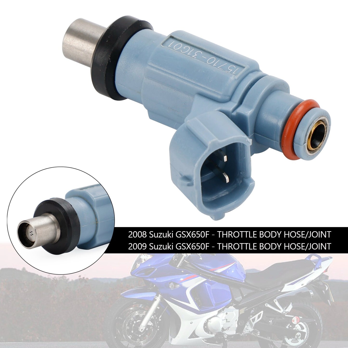 Fuel Injector 4 Holes 15710-17H00 For Suzuki GSX650F KATANA 2008-2009