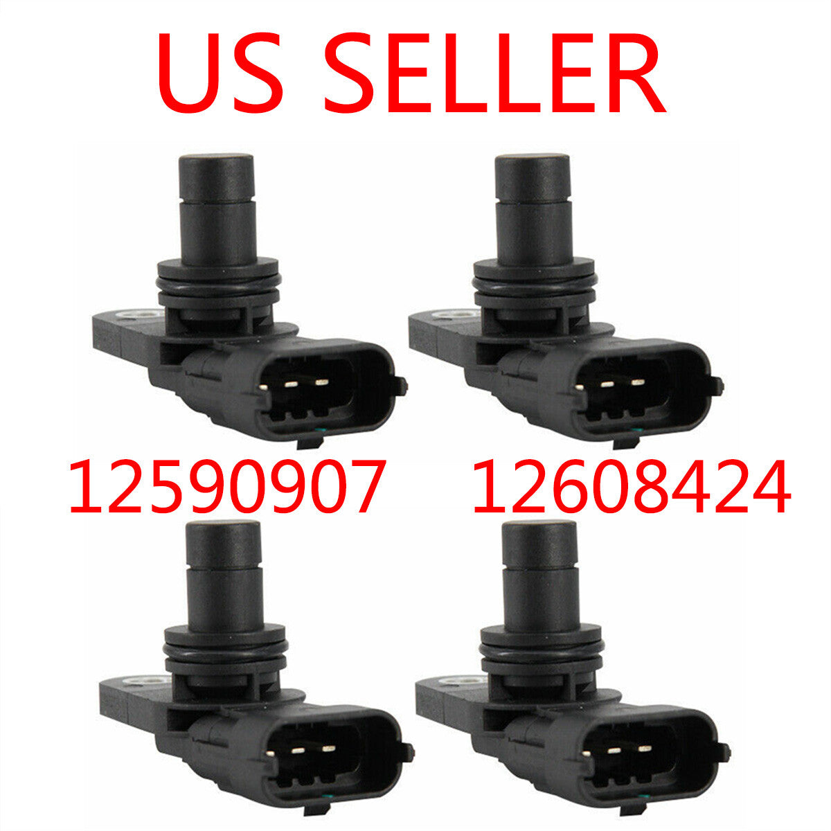 4x Engine Camshaft Position Sensor 12608424 For Chevrolet GMC Pontiac Cadillac